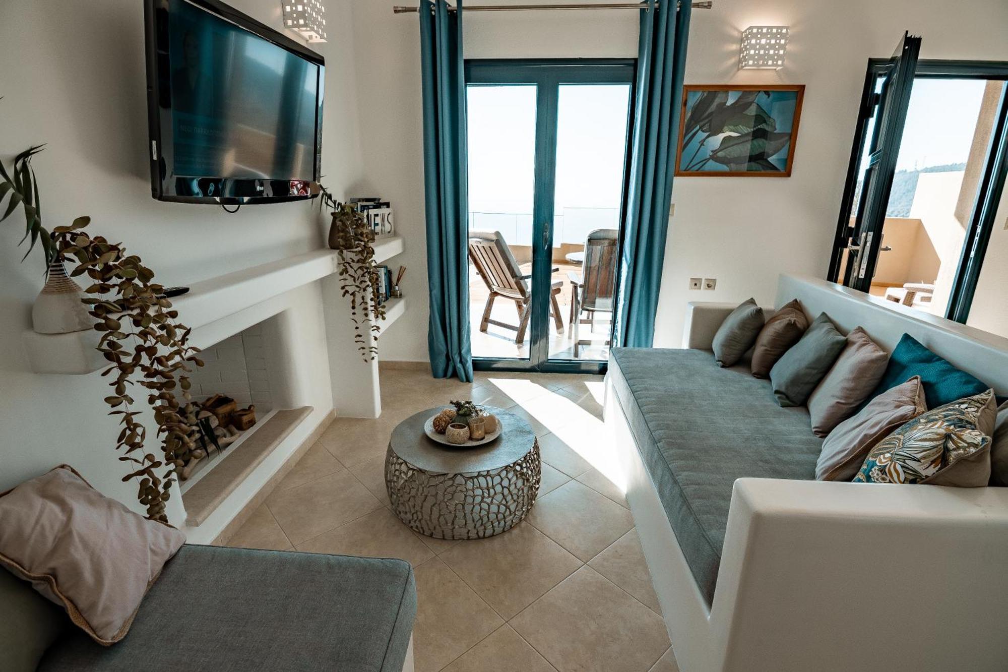 Zaki-1 Premium Villa Moni Evaggelistrias Kültér fotó